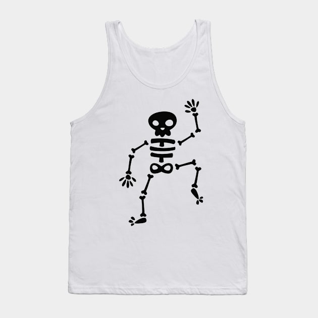 Danse Macabre of Skeletons Tank Top by SandiTyche